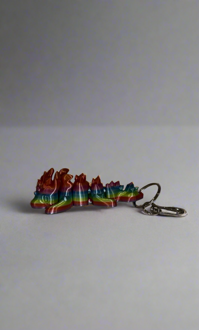 Articulated Dragon Keychain