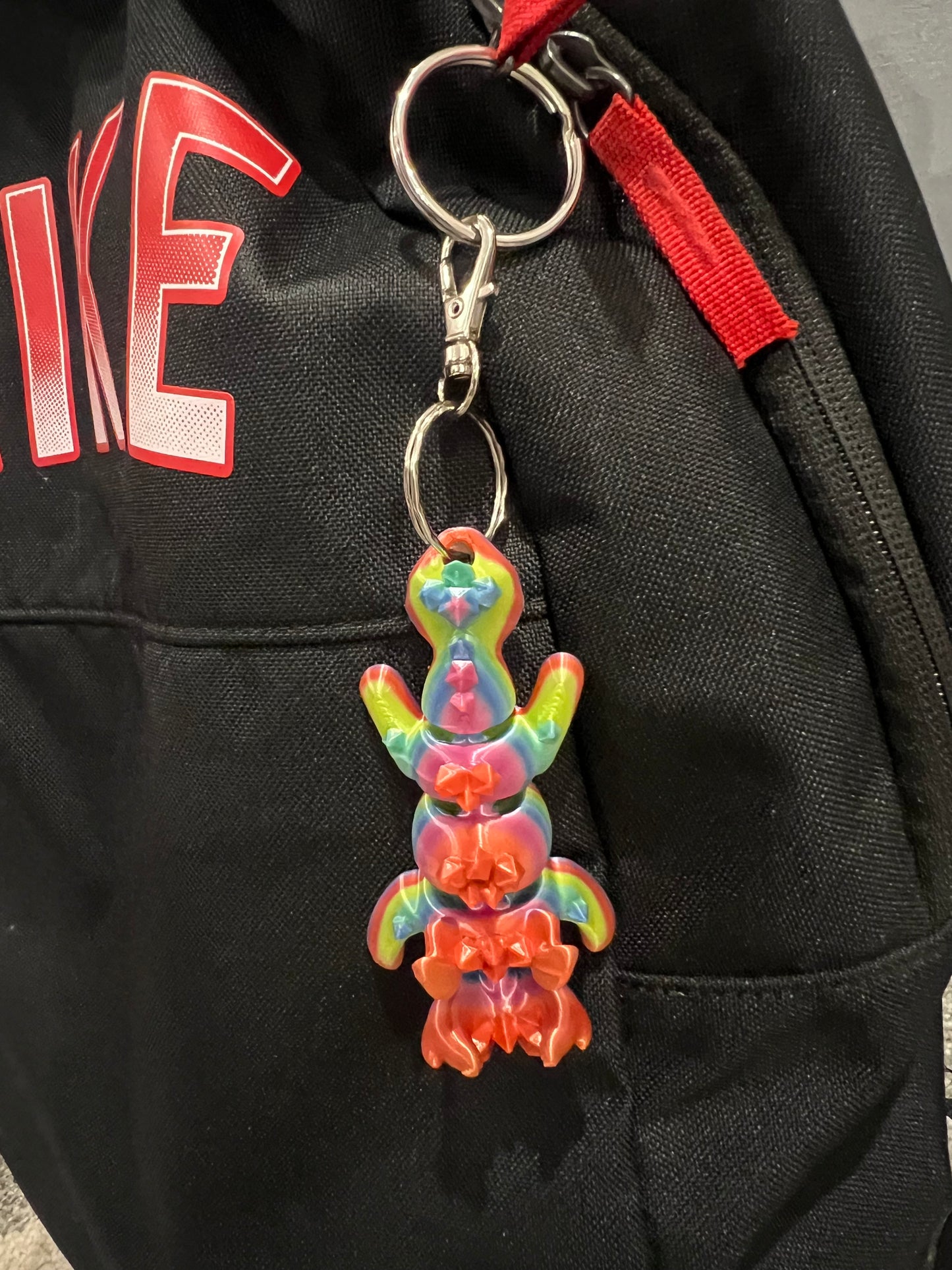 Articulated Dragon Keychain