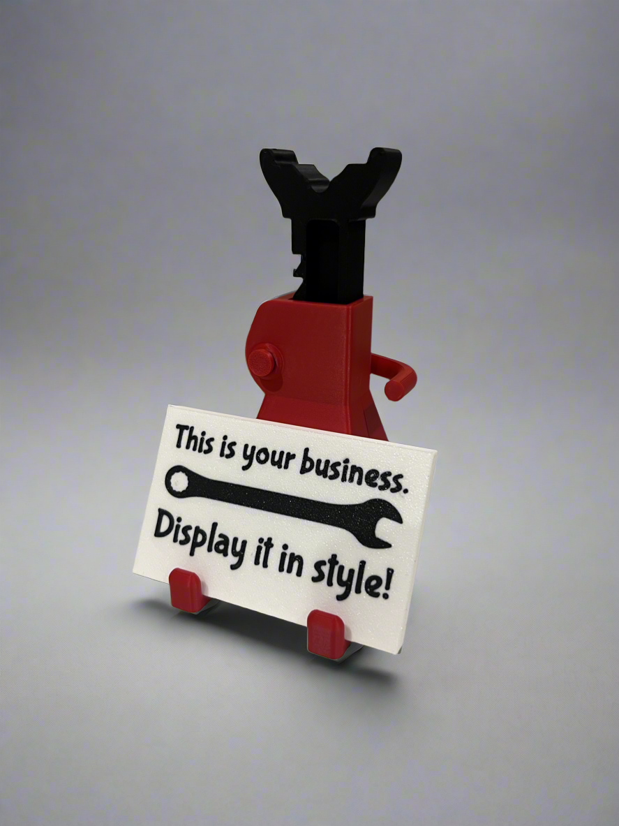 Jack Stand PHONE STAND or BUSINESS CARD HOLDER!